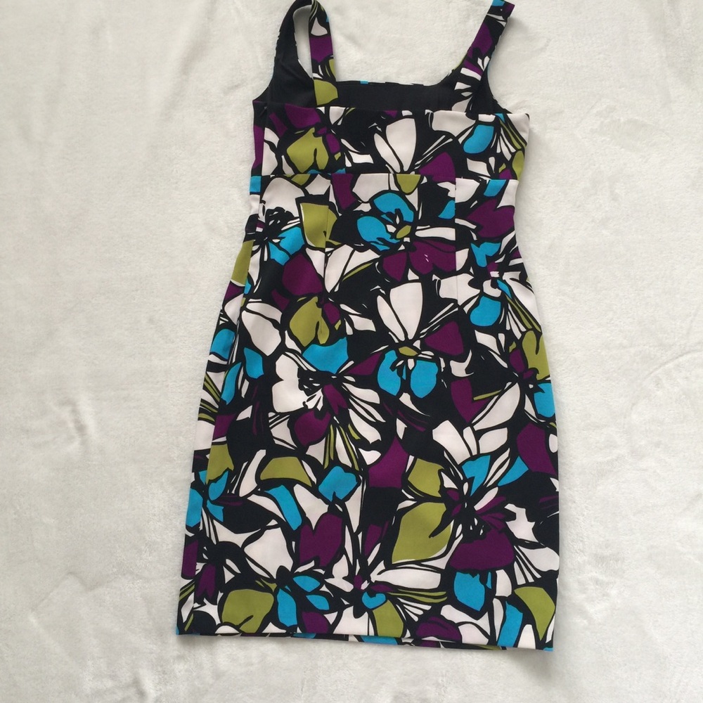 Spaghetti-Strap Pattern Bodycon Dress - Picture 3 of 3